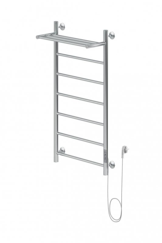Полотенцесушитель электрический Aquanet Mauro 100х50 Тэн справа , с полкой Полотенцесушитель электрический Aquanet Mauro 100х50 Тэн справа , с полкой