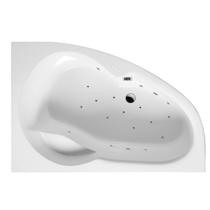 Ванна EXCELLENT Newa 160x95 (правая)  "RELAX" (хром) Ванна EXCELLENT Newa 160x95 (правая)  "RELAX" (хром)