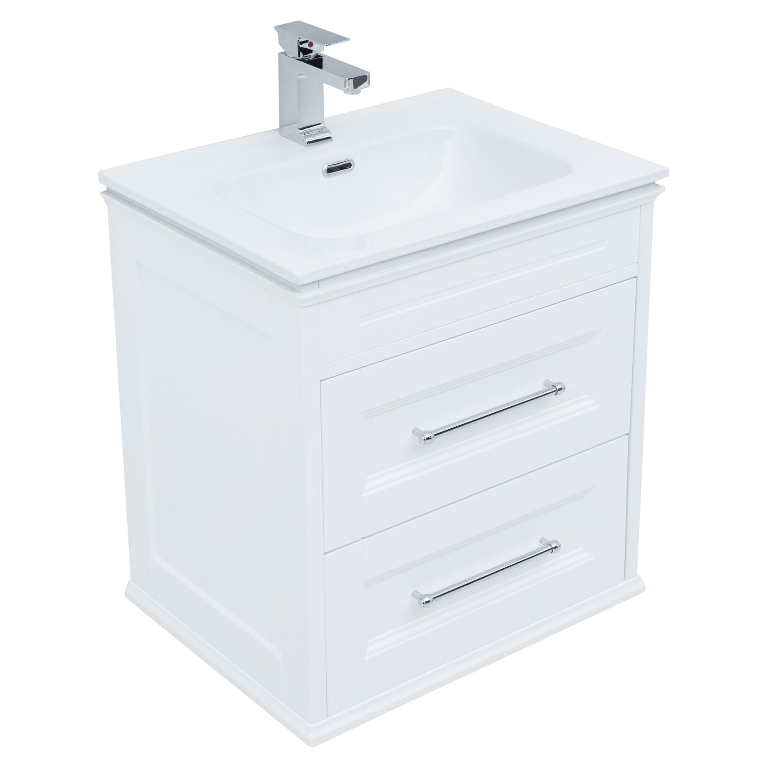 Комплект мебели для ванной Aquanet Бостон М 60 белый матовый Комплект мебели для ванной Aquanet Бостон М 60 белый матовый