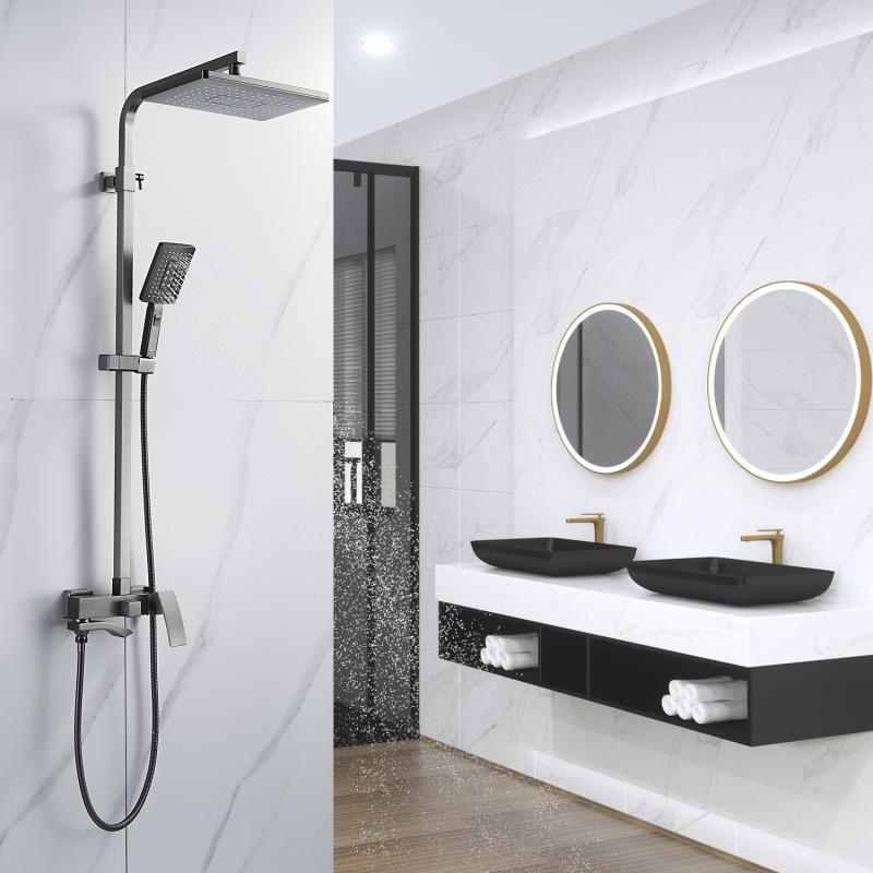 Душевая стойка со смесителем ROSE R15T R1556T Душевая стойка со смесителем ROSE R15T R1556T