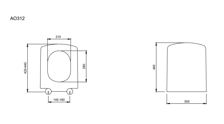 Сиденье с крышкой Scala, дюропласт, плавное опускание, матовый черный, арт. A0312-004 (A0322-004), шт Сиденье с крышкой Scala, дюропласт, плавное опускание, матовый черный, арт. A0312-004 (A0322-004), шт