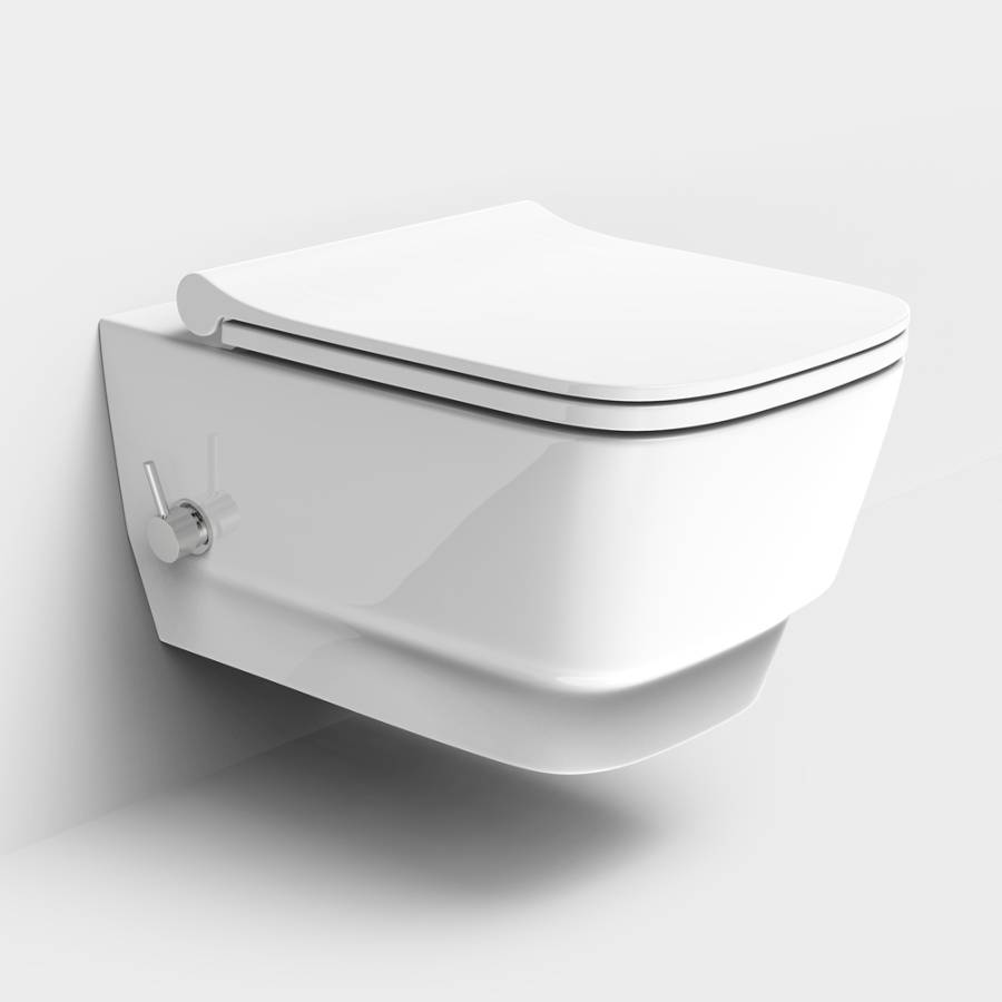 Унитаз подвесной, Bello Белый глянец Унитаз подвесной, Bello Белый глянец