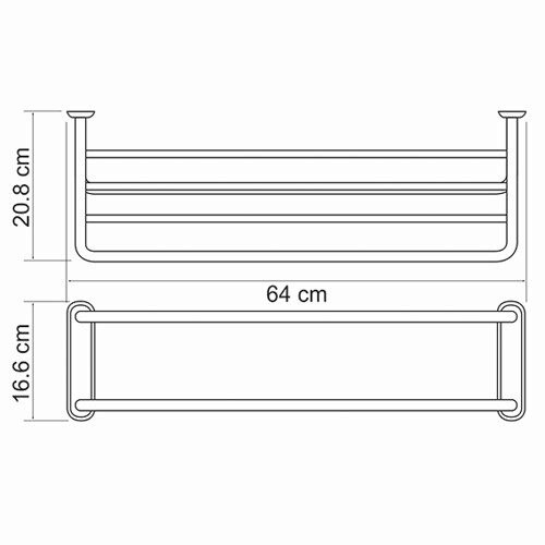 K-888 Полка для полотенец K-888 Полка для полотенец