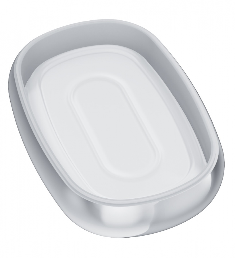 A3031200 Sensation, Стеклянная мыльница, отдельно стоящая, хром, шт A3031200 Sensation, Стеклянная мыльница, отдельно стоящая, хром, шт