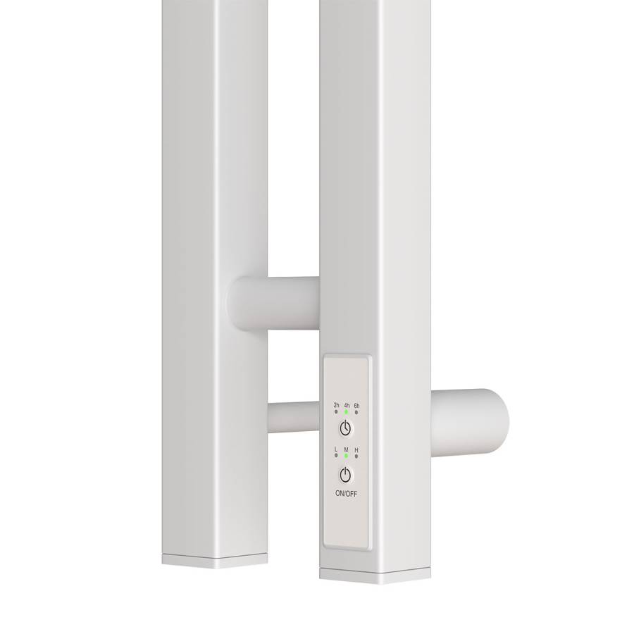 Полотенцесушитель электрический Point Гермес PN13812W П3 80x1200 диммер справа, белый Полотенцесушитель электрический Point Гермес PN13812W П3 80x1200 диммер справа, белый