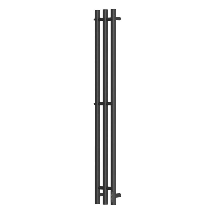 Полотенцесушитель электрический Point Деметра PN12822B П3 120x1200 диммер справа, черный Полотенцесушитель электрический Point Деметра PN12822B П3 120x1200 диммер справа, черный