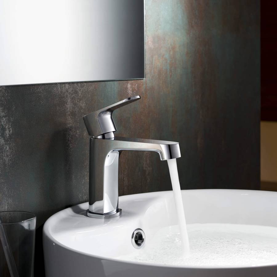 Смеситель для раковины 98, без донного клапана AQUATEK AQ1210CR ОБЕРОН Смеситель для раковины 98, без донного клапана AQUATEK AQ1210CR ОБЕРОН