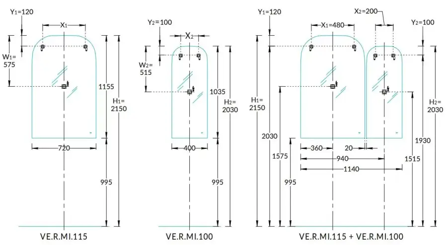 Зеркало VETRATA R 720х1115 мм, сенсор со сменой цвета подсветки и антизапотевание, белое   Зеркало VETRATA R 720х1115 мм, сенсор со сменой цвета подсветки и антизапотевание, белое
