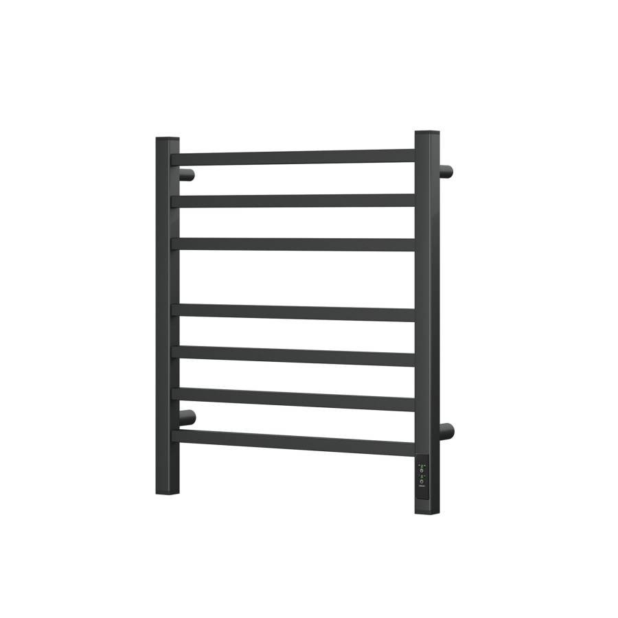 Полотенцесушитель электрический Point Вега PN71856GB П7 500x600, диммер справа, графит блеск Полотенцесушитель электрический Point Вега PN71856GB П7 500x600, диммер справа, графит блеск