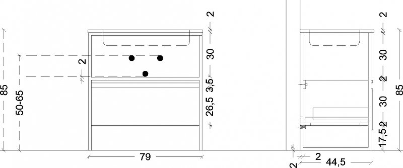 Ящик под консоль LOFT 80 light wood, 1 полка 894-080-L Boheme Ящик под консоль LOFT 80 light wood, 1 полка 894-080-L Boheme