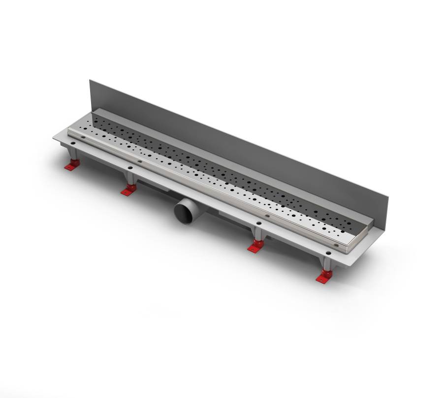 Душевой лоток 65 см Creto Points CRE-650 PN-P с решеткой, хром Душевой лоток 65 см Creto Points CRE-650 PN-P с решеткой, хром
