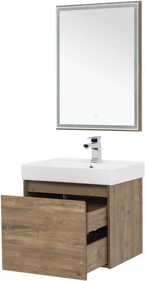 Мебель для ванной Aquanet Nova Lite 60 дуб рустикальный (1 ящик) Мебель для ванной Aquanet Nova Lite 60 дуб рустикальный (1 ящик)