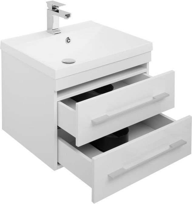 Комплект мебели для ванной Aquanet Нота NEW 58 белый (камерино) Комплект мебели для ванной Aquanet Нота NEW 58 белый (камерино)