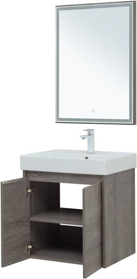 Мебель для ванной Aquanet Nova Lite 60 дуб рошелье (2 дверцы) Мебель для ванной Aquanet Nova Lite 60 дуб рошелье (2 дверцы)