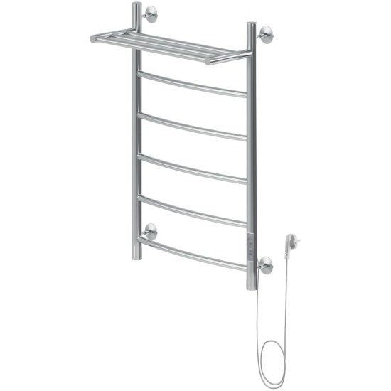 Полотенцесушитель электрический Aquanet Romeo 80х50 Тэн справа, с полкой Полотенцесушитель электрический Aquanet Romeo 80х50 Тэн справа, с полкой