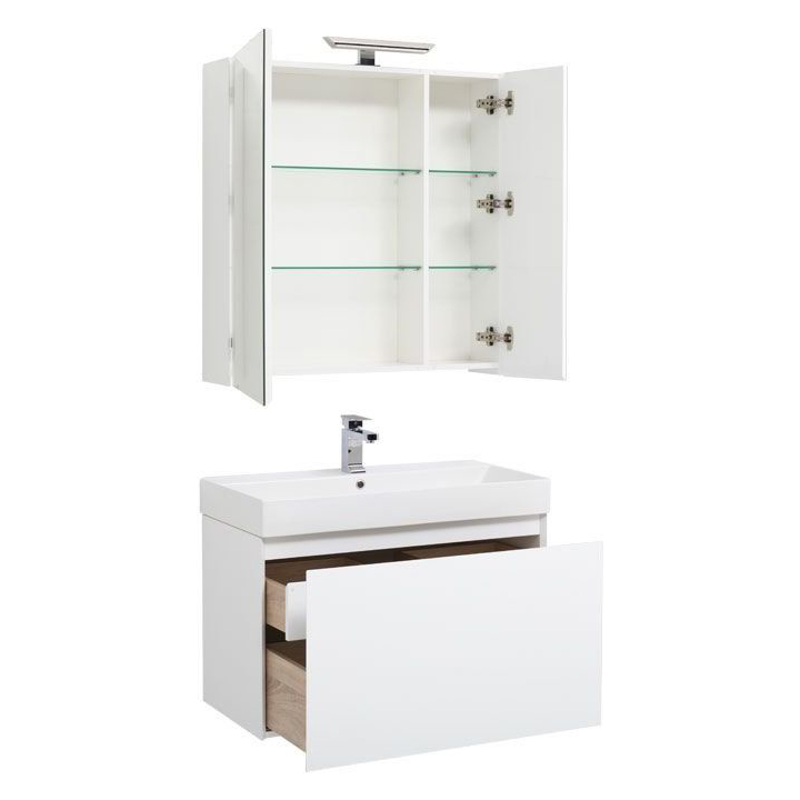 Мебель для ванной Aquanet Йорк 85 белый Мебель для ванной Aquanet Йорк 85 белый