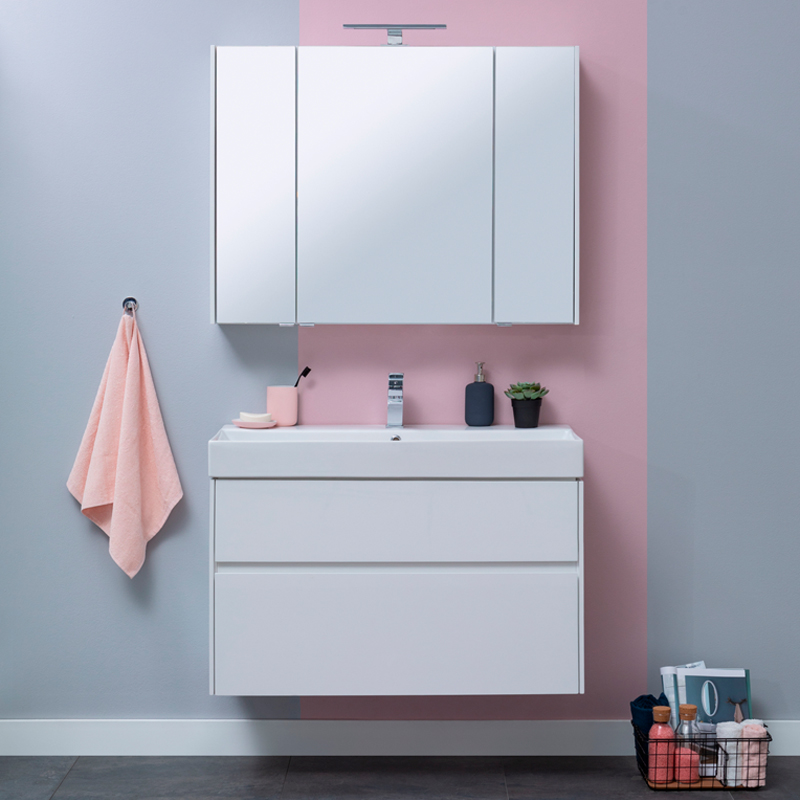 Мебель для ванной Aquanet Бруклин 100 белый Мебель для ванной Aquanet Бруклин 100 белый