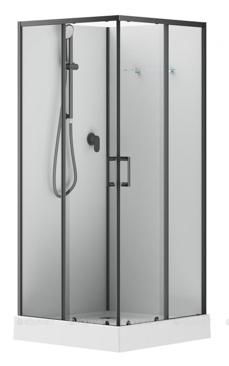 Душевая кабина Aquanet Passion EVO S Black 90x90 Душевая кабина Aquanet Passion EVO S Black 90x90