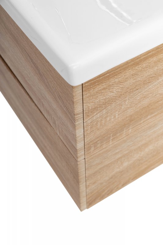 Тумба с раковиной подвесная BelBagno MARINO-CER 90 Rovere Nature Grigio, раковина белая Тумба с раковиной подвесная BelBagno MARINO-CER 90 Rovere Nature Grigio, раковина белая