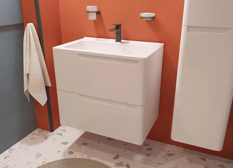 Комплект мебели Kare Luxe 700х450 подвесной 2 ящика (ШхГхВ) 698х446х607 Комплект мебели Kare Luxe 700х450 подвесной 2 ящика (ШхГхВ) 698х446х607