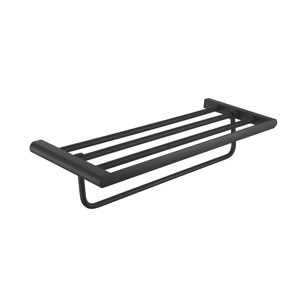 Полка для полотенца металлическая, RG1708H Rose, Черный Полка для полотенца металлическая, RG1708H Rose, Черный