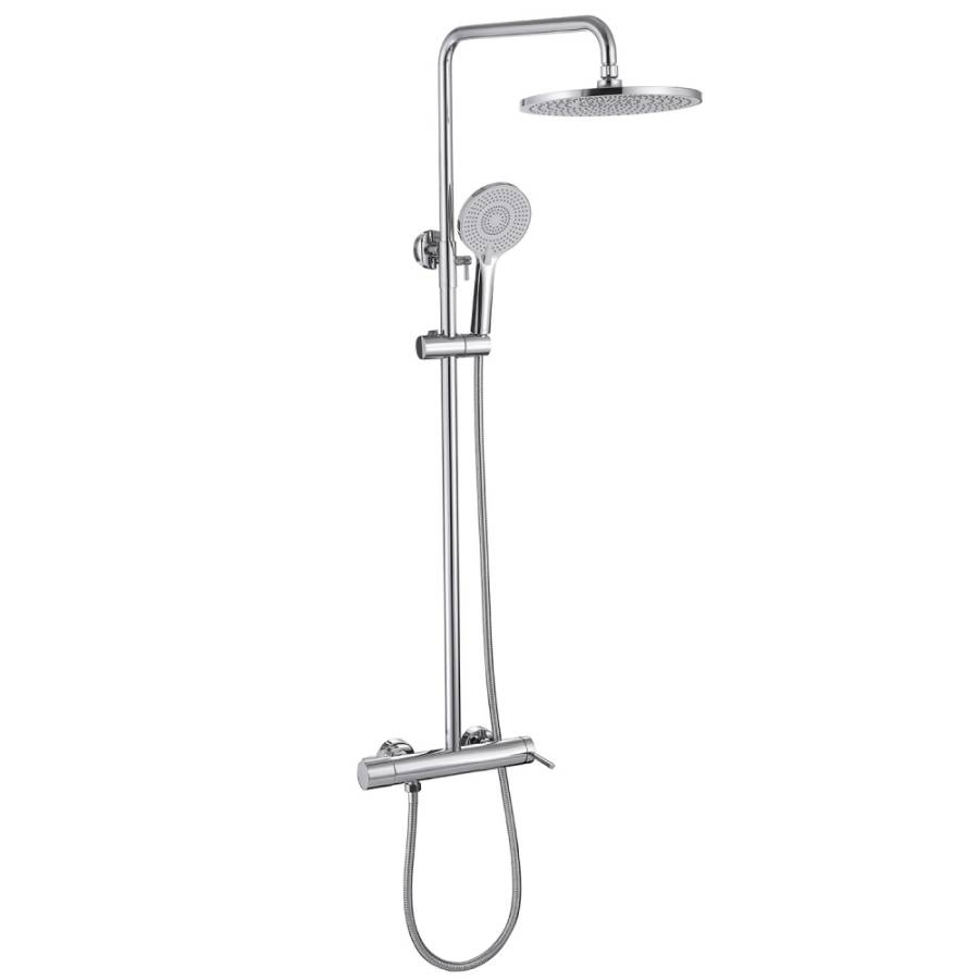 Душевая стойка ABBER Emotion AF8816 с изливом, хром Душевая стойка ABBER Emotion AF8816 с изливом, хром