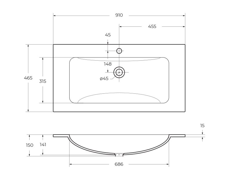 Тумба c раковиной подвесная с одним ящиком и одной открытой полкой BelBagno KRAFT 90 Bianco Opaco, раковина белая Тумба c раковиной подвесная с одним ящиком и одной открытой полкой BelBagno KRAFT 90 Bianco Opaco, раковина белая