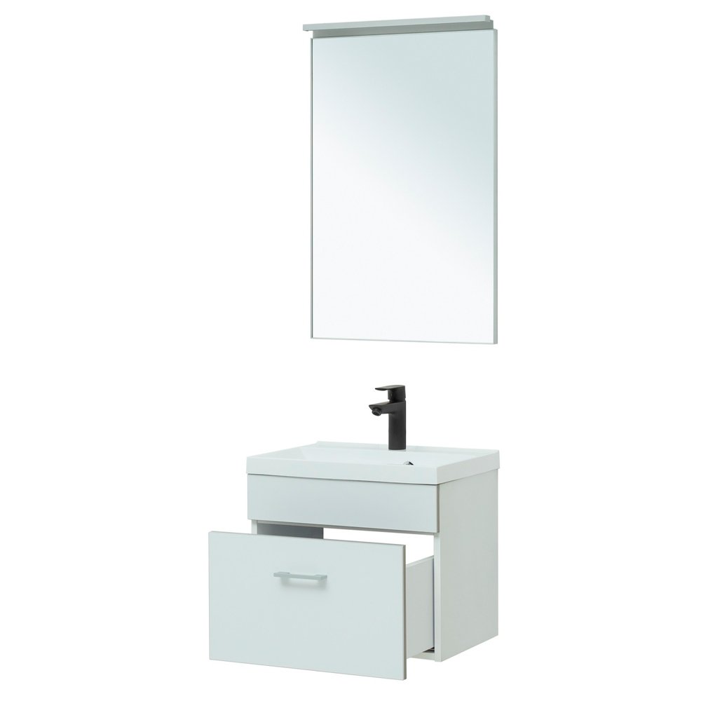 Мебель для ванной Aquanet Верона 50 белый матовый (раковина Нота 50 NEW) Мебель для ванной Aquanet Верона 50 белый матовый (раковина Нота 50 NEW)