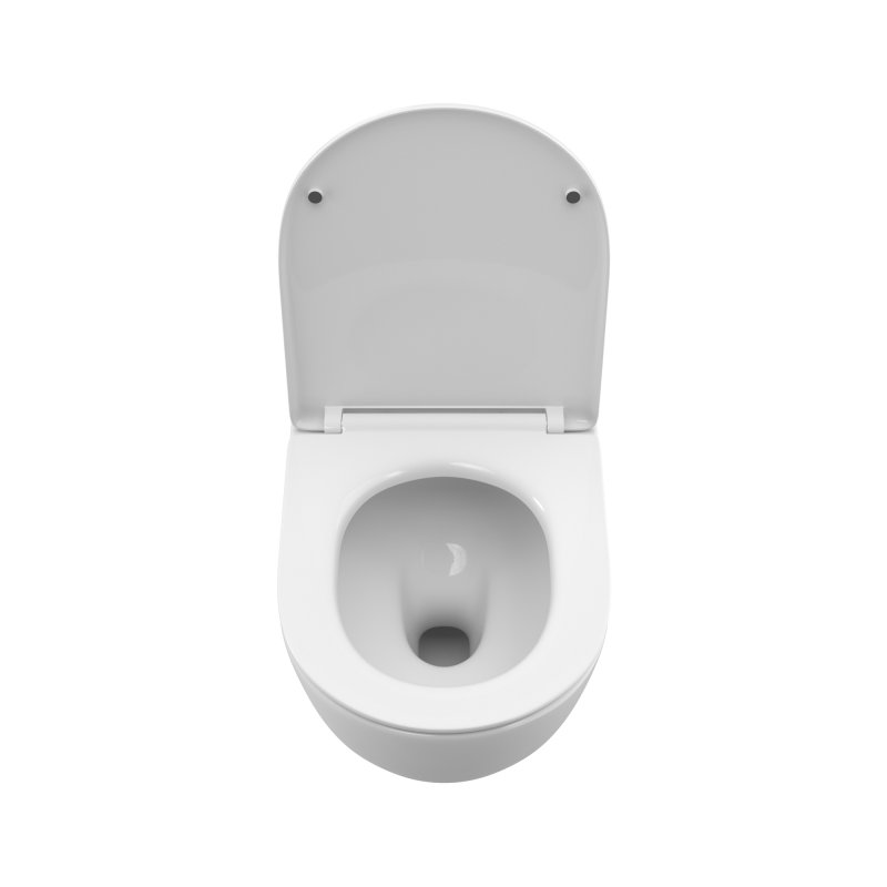 UNO-TOR Унитаз подвесной, безободковый, с системой смыва "Торнадо", с сиденьем soft close, BB5177CH-TOR/SC UNO-TOR Унитаз подвесной, безободковый, с системой смыва "Торнадо", с сиденьем soft close, BB5177CH-TOR/SC