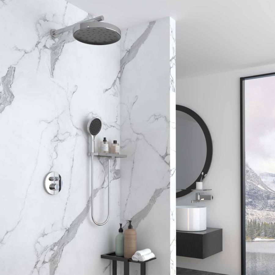 Душевой комплект Inspire VSFW-3I22MT2RCH встраиваемый, термостатический, двухрежимный, хром Душевой комплект Inspire VSFW-3I22MT2RCH встраиваемый, термостатический, двухрежимный, хром