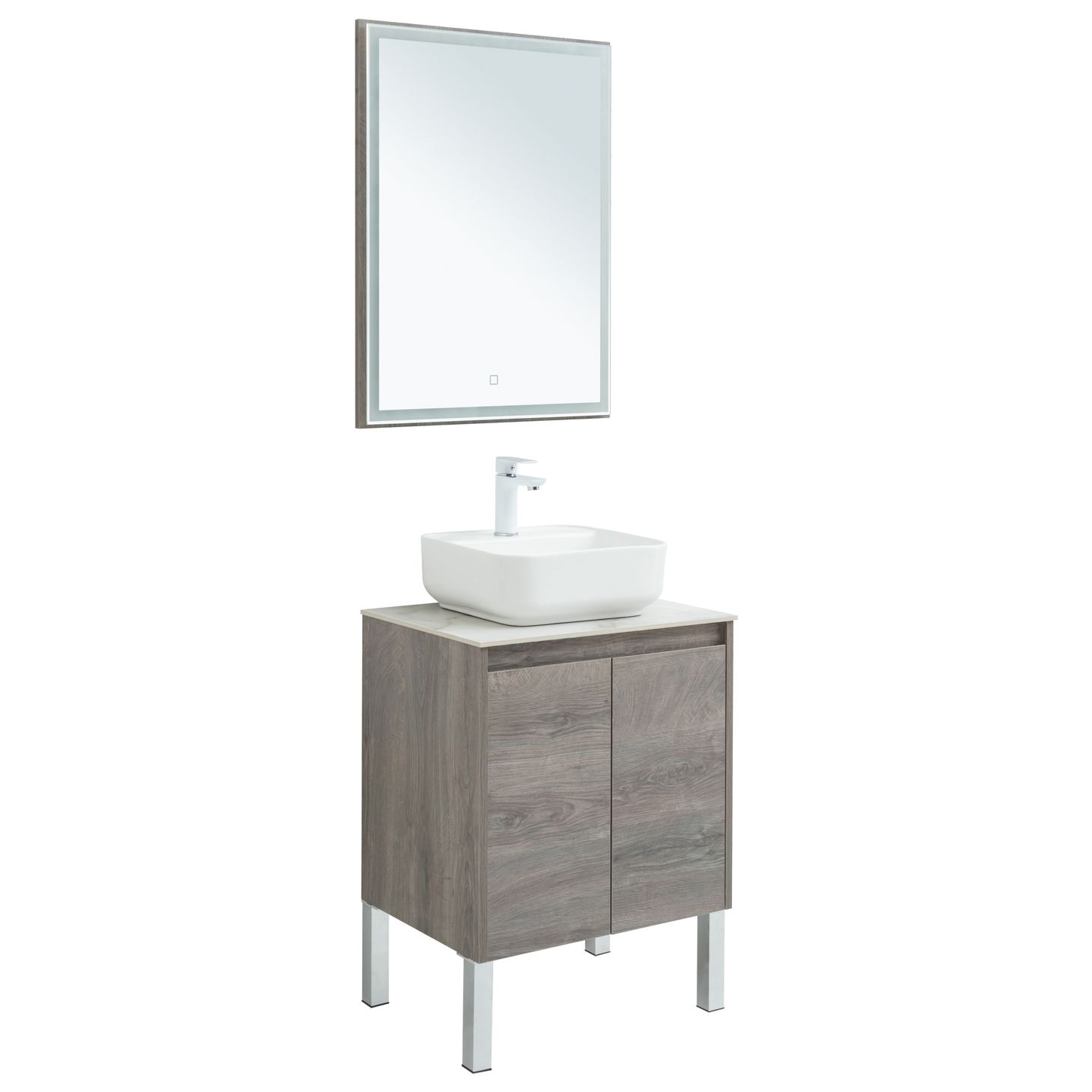 Мебель для ванной Aquanet Nova Lite 60 дуб рошелье (2 дверцы) Мебель для ванной Aquanet Nova Lite 60 дуб рошелье (2 дверцы)