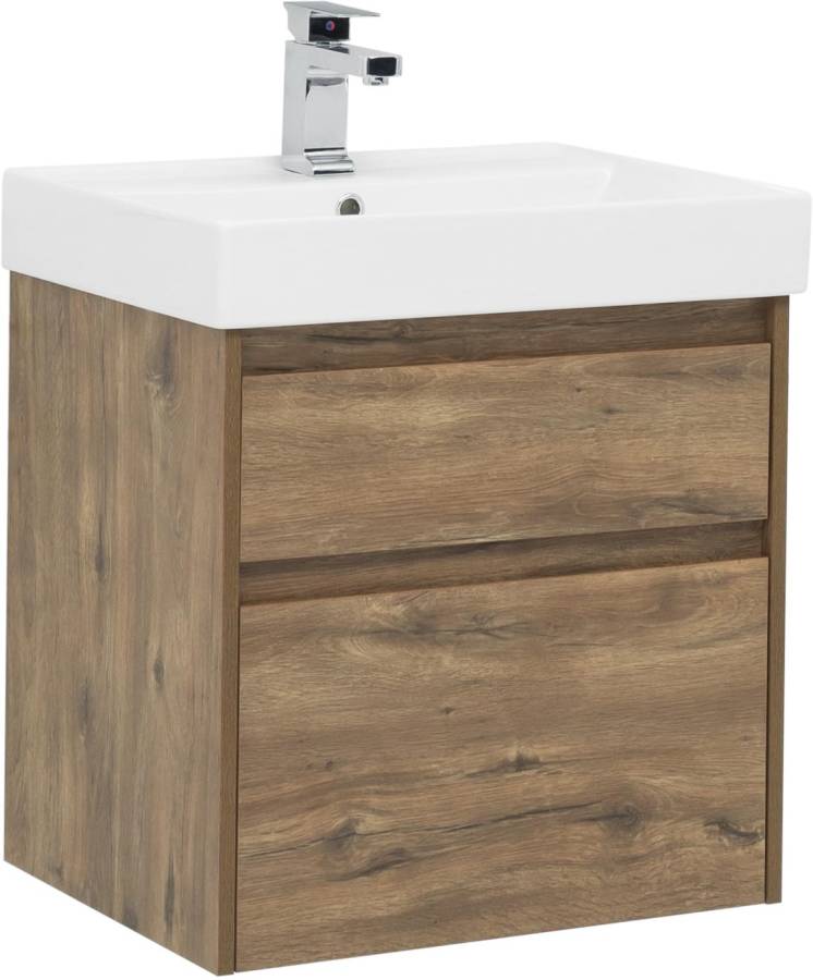 Мебель для ванной Aquanet Nova Lite 60 дуб рустикальный (2 ящика) Мебель для ванной Aquanet Nova Lite 60 дуб рустикальный (2 ящика)