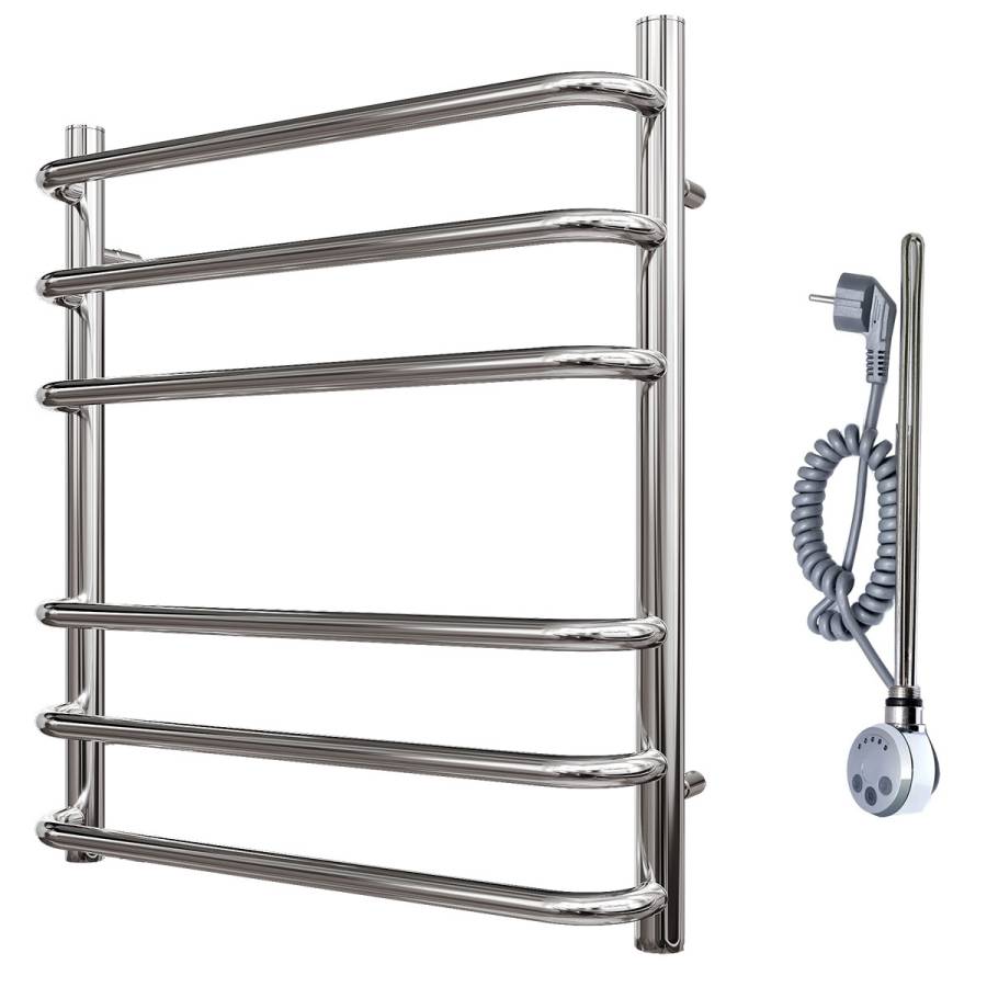 Полотенцесушитель электрический Point Нептун PN09156E П6 500x600 левый/правый, хром Полотенцесушитель электрический Point Нептун PN09156E П6 500x600 левый/правый, хром