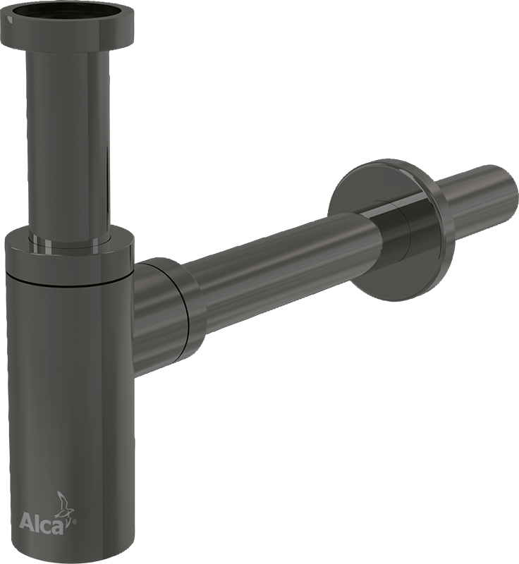 Сифон для умывальника DN32 DESIGN, GUN METAL-глянец Сифон для умывальника DN32 DESIGN, GUN METAL-глянец