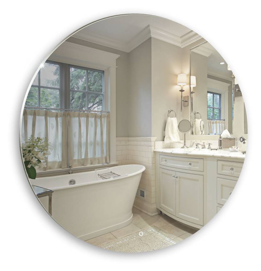 Зеркало Creto Elegante d100см с сенсорным выключателем Зеркало Creto Elegante d100см с сенсорным выключателем