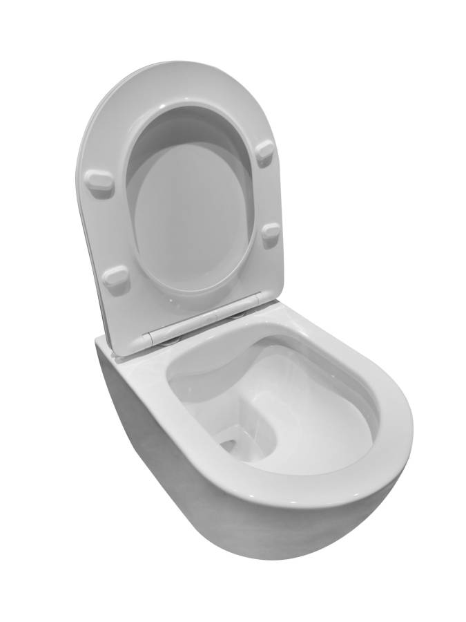 Унитаз подвесной Esse VT1-211 безободковый, цвет белый, ультратонкое soft-close сиденье Унитаз подвесной Esse VT1-211 безободковый, цвет белый, ультратонкое soft-close сиденье