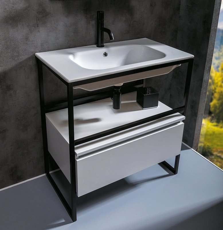 Ящик под консоль LOFT 80 белый, 1 полка 894-080-W Boheme Ящик под консоль LOFT 80 белый, 1 полка 894-080-W Boheme