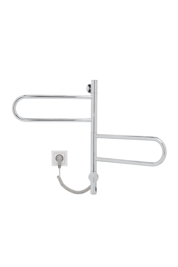 Полотенцесушитель электрический Vincea VTD-1R1CE 44x60, хром, таймер Полотенцесушитель электрический Vincea VTD-1R1CE 44x60, хром, таймер