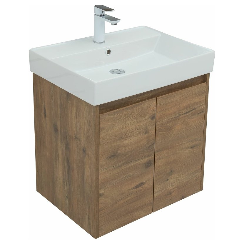 Мебель для ванной Aquanet Nova Lite 60 дуб рустикальный (2 дверцы) Мебель для ванной Aquanet Nova Lite 60 дуб рустикальный (2 дверцы)