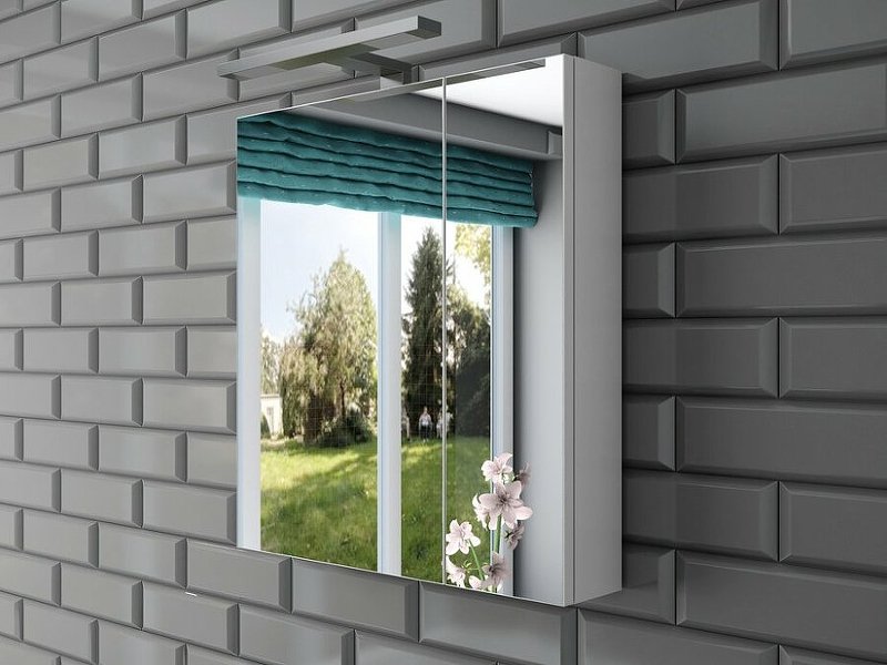 Зеркало-шкаф навесное Monaco (ШхГхВ) 700х130х700 Зеркало-шкаф навесное Monaco (ШхГхВ) 700х130х700