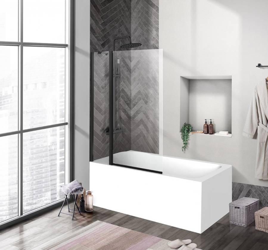 Душевая шторка на ванну BelBagno UNO-V-11-90/150-C-Cr Душевая шторка на ванну BelBagno UNO-V-11-90/150-C-Cr