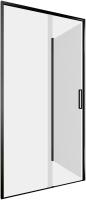 Душевой уголок Aquanet Pleasure Evo 100x80 AE65-100x80-BT профиль черный, прозрачное стекло
