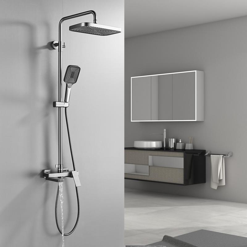 Душевая стойка со смесителем ROSE R18T R1836T Душевая стойка со смесителем ROSE R18T R1836T