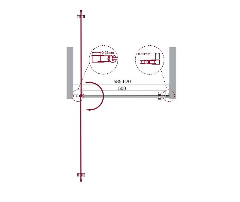 Душевая дверь BelBagno ETNA-B-1-60-C-Cr-90 Душевая дверь BelBagno ETNA-B-1-60-C-Cr-90