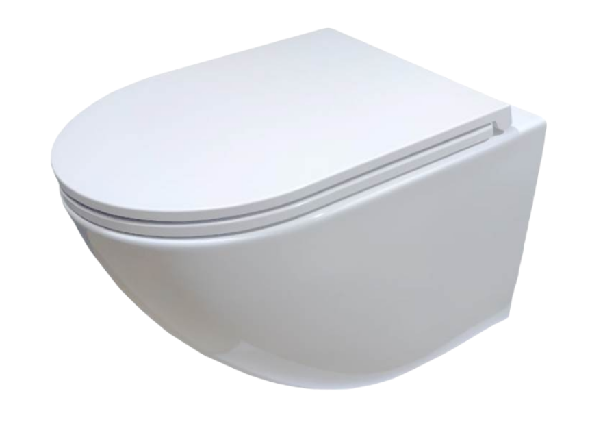 Унитаз подвесной безободковый Creto Cer C1 Plus 1001-002Cer-C1W/1 с крышкой-сиденьем микролифт Унитаз подвесной безободковый Creto Cer C1 Plus 1001-002Cer-C1W/1 с крышкой-сиденьем микролифт