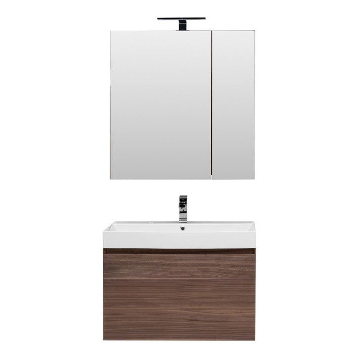 Мебель для ванной Aquanet Нью-Йорк 85 орех Мебель для ванной Aquanet Нью-Йорк 85 орех