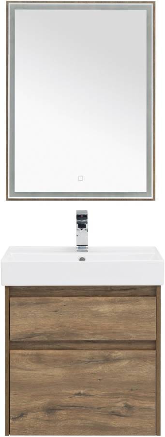 Мебель для ванной Aquanet Nova Lite 60 дуб рустикальный (2 ящика) Мебель для ванной Aquanet Nova Lite 60 дуб рустикальный (2 ящика)