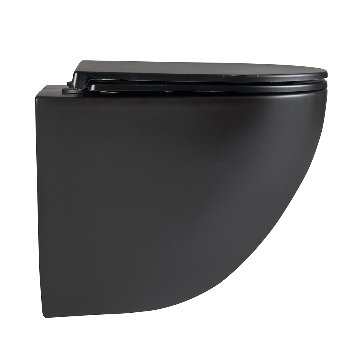 Унитаз Lemark GLAZER подвесной, безободковый с сиденьем микролифт, смыв вихревой Торнадо 3.0,черный матовый Унитаз Lemark GLAZER подвесной, безободковый с сиденьем микролифт, смыв вихревой Торнадо 3.0,черный матовый