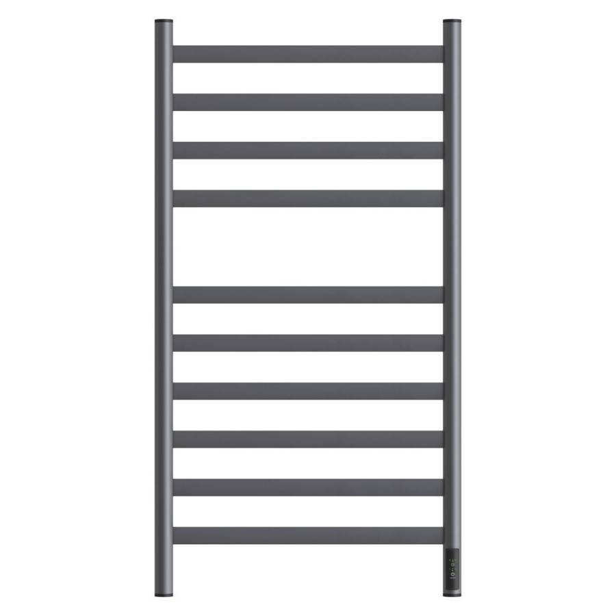 Полотенцесушитель электрический Point Селена PN16850GR П10 500x1000, диммер справа, графит премиум Полотенцесушитель электрический Point Селена PN16850GR П10 500x1000, диммер справа, графит премиум