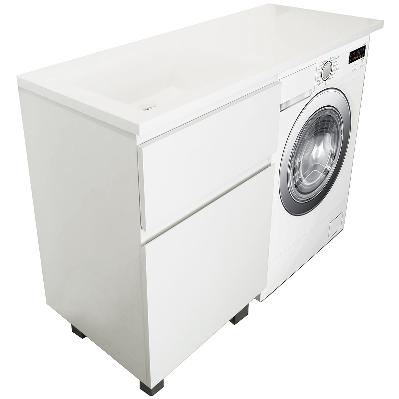 Комплект мебели Dallas Luxe 1500х482 левосторонний напольный 2 ящика  (ШхГхВ) 848х476х860 Комплект мебели Dallas Luxe 1500х482 левосторонний напольный 2 ящика  (ШхГхВ) 848х476х860